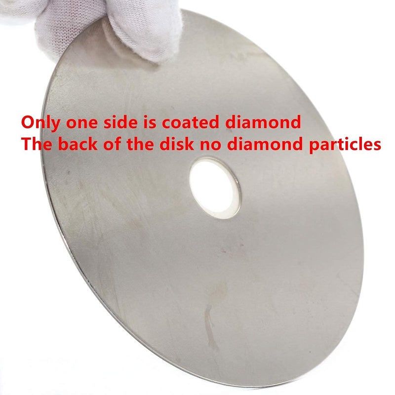 Jingling Diamond Flat Lap Disc Grinding Disk 4" inch 100mm Arbor 5/8 Grit 1000 Fine - Image 5